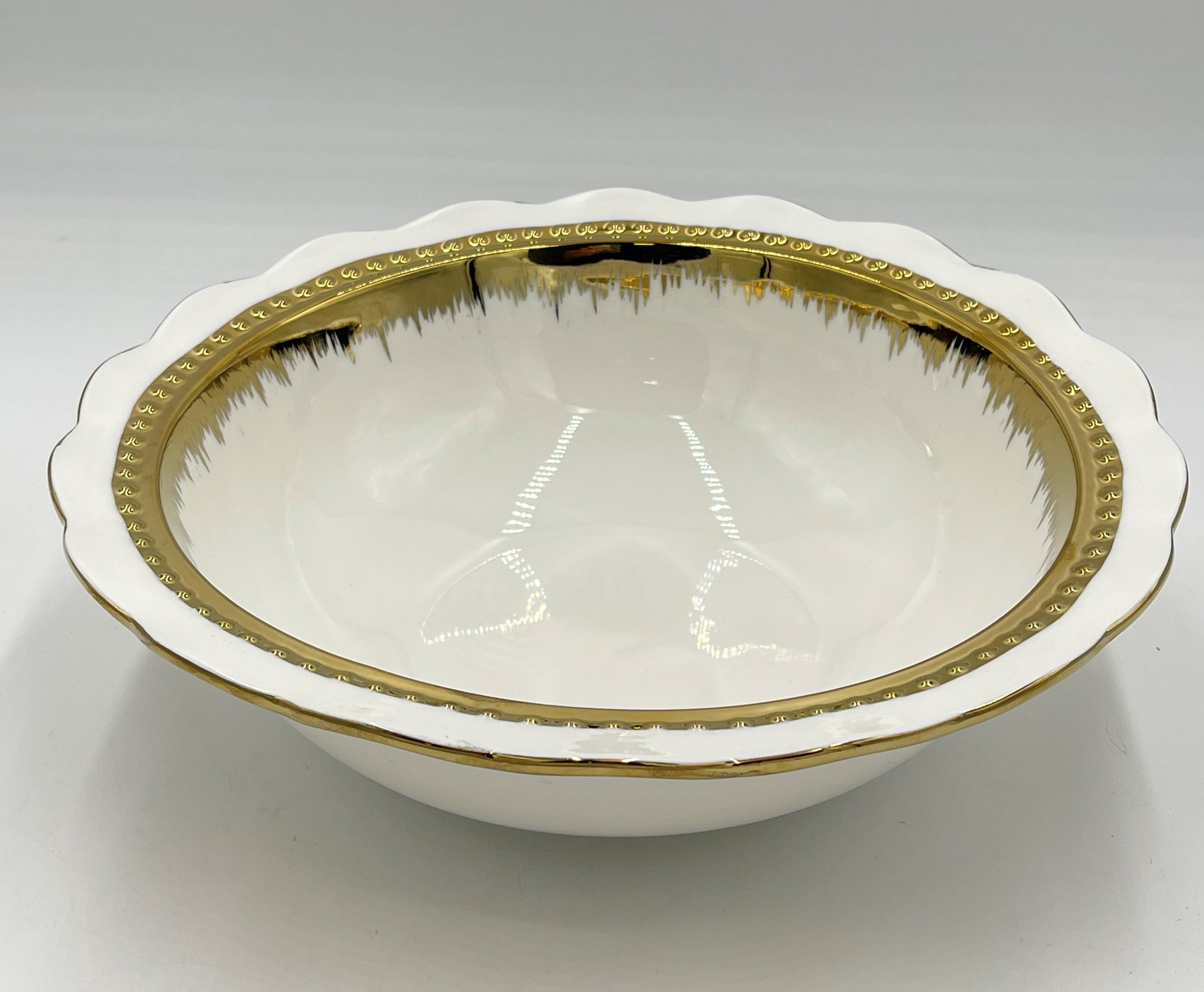 12x5 Gold Design Round Bowl - Set of 18 - Perfect for Party Serving, Home Decor & Gift Giving