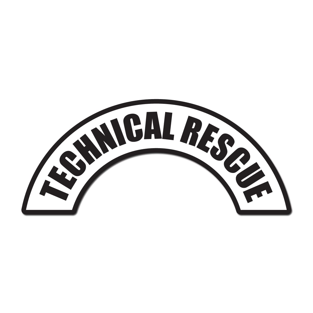 3 Inch Full Color Vinyl Decal for Milk Mug Designs & Emergency Technical Rescue Arc Hard Hat Helmet - Perfect for DIY Customization, Safety Gear Personalization, and Workplace Identification