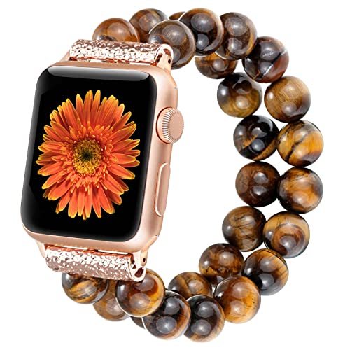 Rose Gold/Brown/Yellow/Tiger's Eye