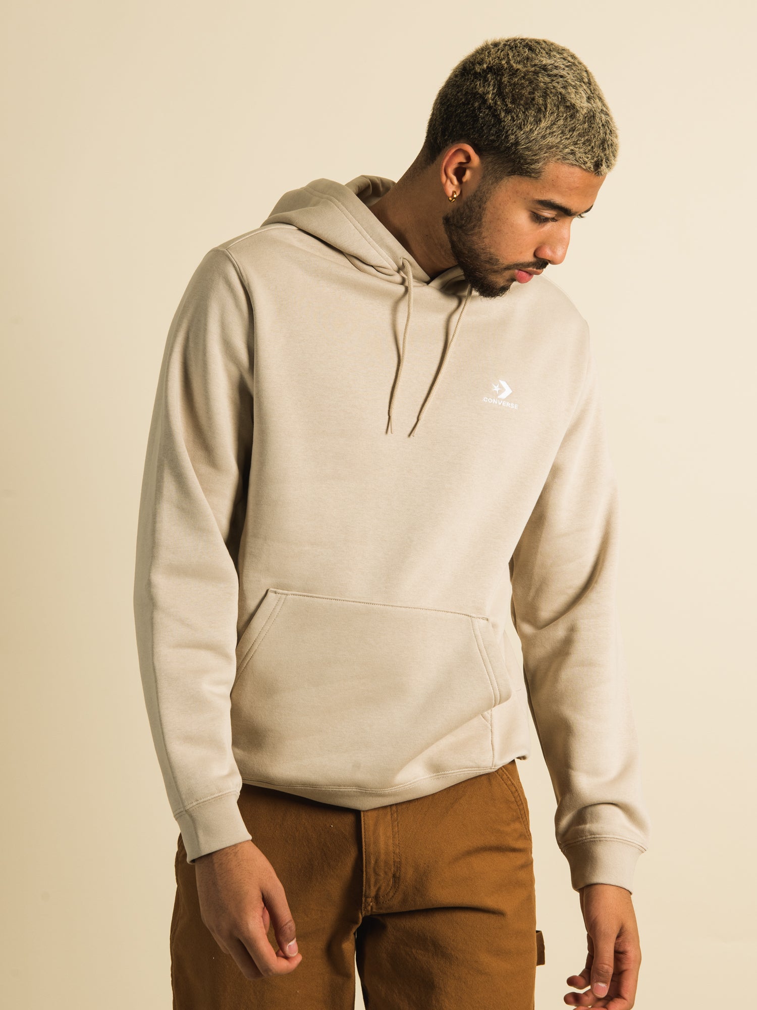 Converse Embroidered Star Chevron Hoodie - Stylish Unisex Pullover for Casual Wear & Street Fashion