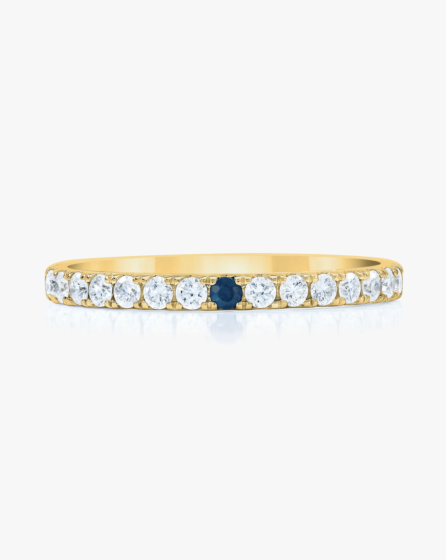 1.9mm Personalized Perfect Pavé Diamond Ring - Custom Name Engraved, Dainty Stackable Band for Engagement, Wedding, Anniversary & Everyday Elegance