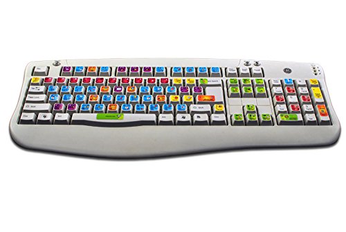 Autodesk 3DS MAX Keyboard Shortcut Labels - Compatible with Desktop, Laptop & Notebook - Perfect for 3D Modeling, Animation & Design Workstations