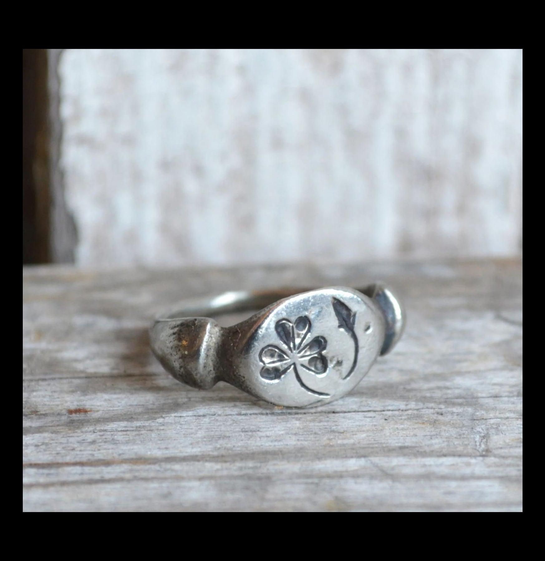 Wood Sorrel Botanical Ring - Handmade Nature-Inspired Jewelry for Women | Perfect for Boho, Wedding & Everyday Wear