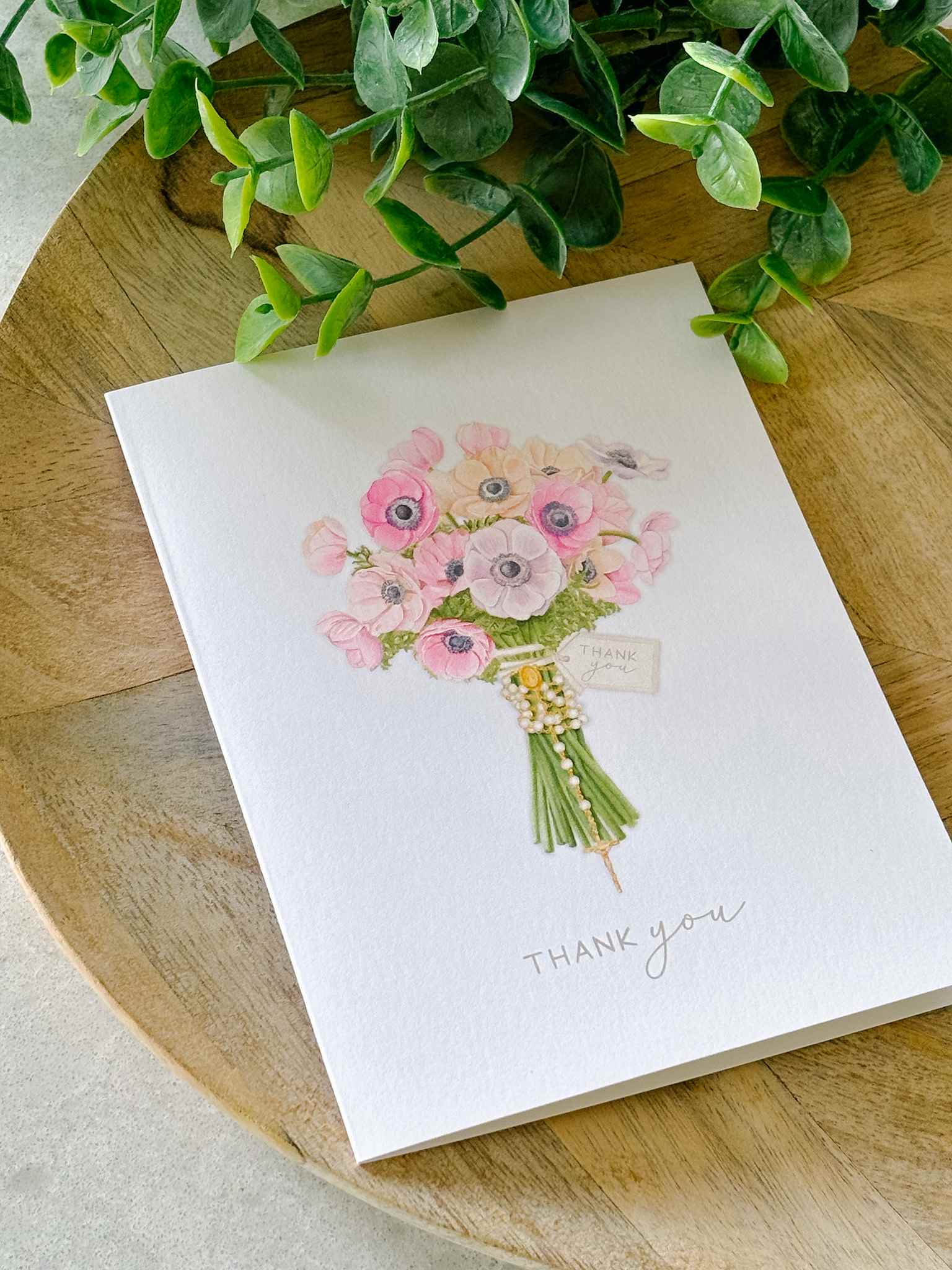 Thank You Rosary Card Set of 4 - Religious Greeting Cards for Catholic Gifts, First Communion, Baptism & Prayer - Perfect for Church Events & Spiritual Occasions
