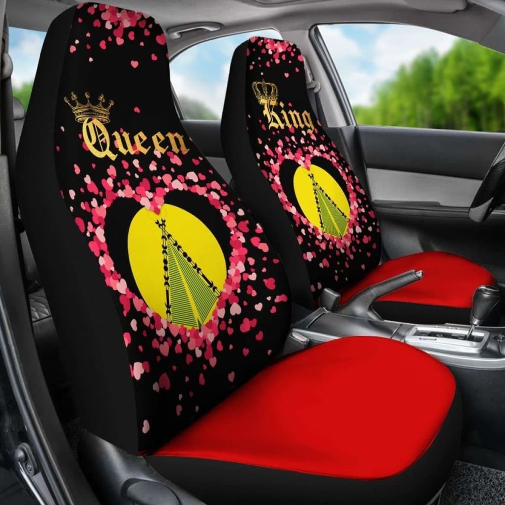 Sivage Waterproof Car Seat Covers for Couple - King/Queen Size (Set of 2) - Universal Fit for Most Vehicles - Perfect for Road Trips, Daily Commute & Pet Protection