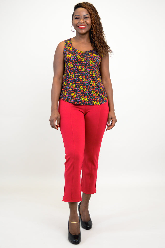 Ritzy Tank Top - Summerland Bamboo Fabric - Women's Casual Wear for Summer Outings & Beach Vacations