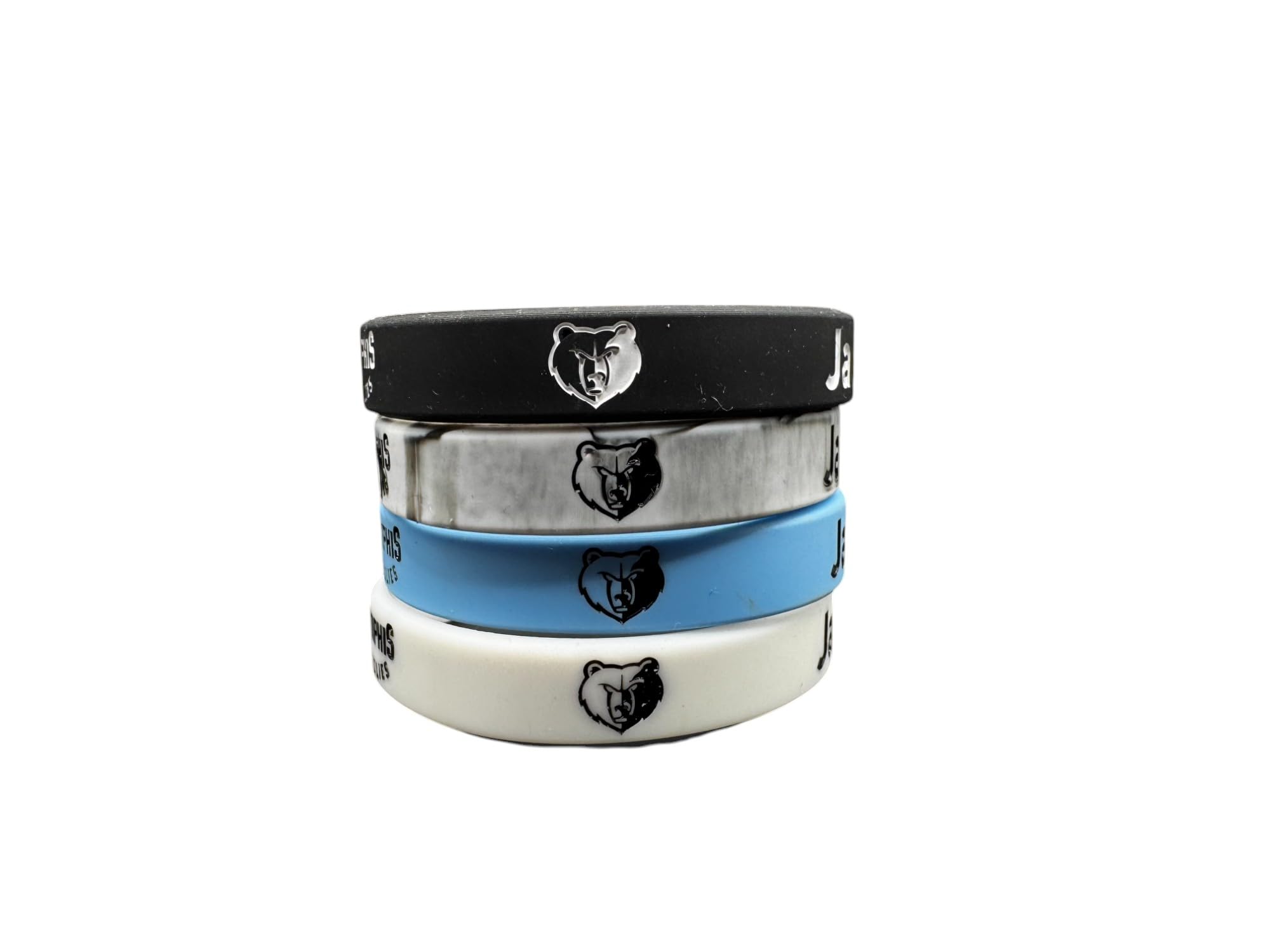 5-Pack Ja Morant #12 Basketball Silicone Wristbands - Adjustable Sports Wristbands for NBA Fans - Perfect Basketball Fan Gift & Training Accessory (Blue) - Great for Games, Workouts & Showing Team Spirit