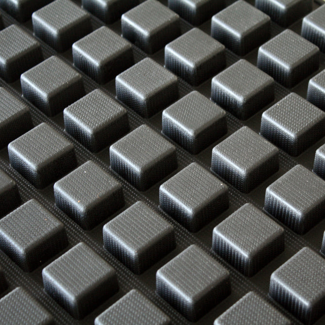 Flexipat Cube - 96 Silicone Baking Molds for Perfect Cube-Shaped Desserts | Ideal for Chocolate, Jello, Ice Cubes & Candy Making | BPA-Free & Dishwasher Safe