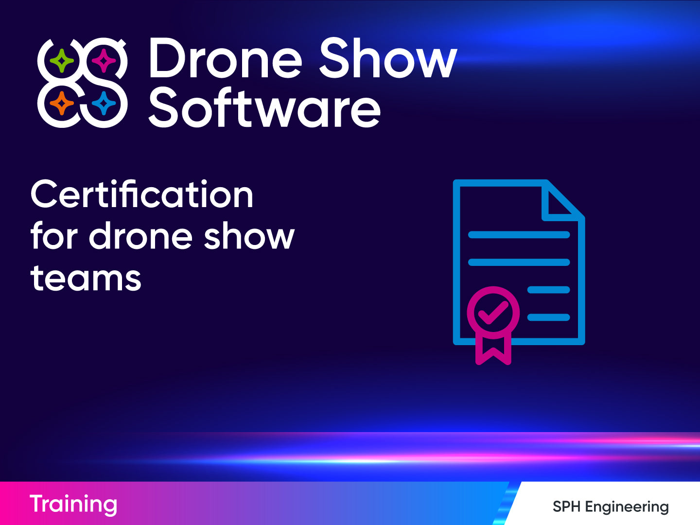 FAA-Certified Drone Show Team Training & Certification Program | Professional UAV Light Display Services for Events & Performances