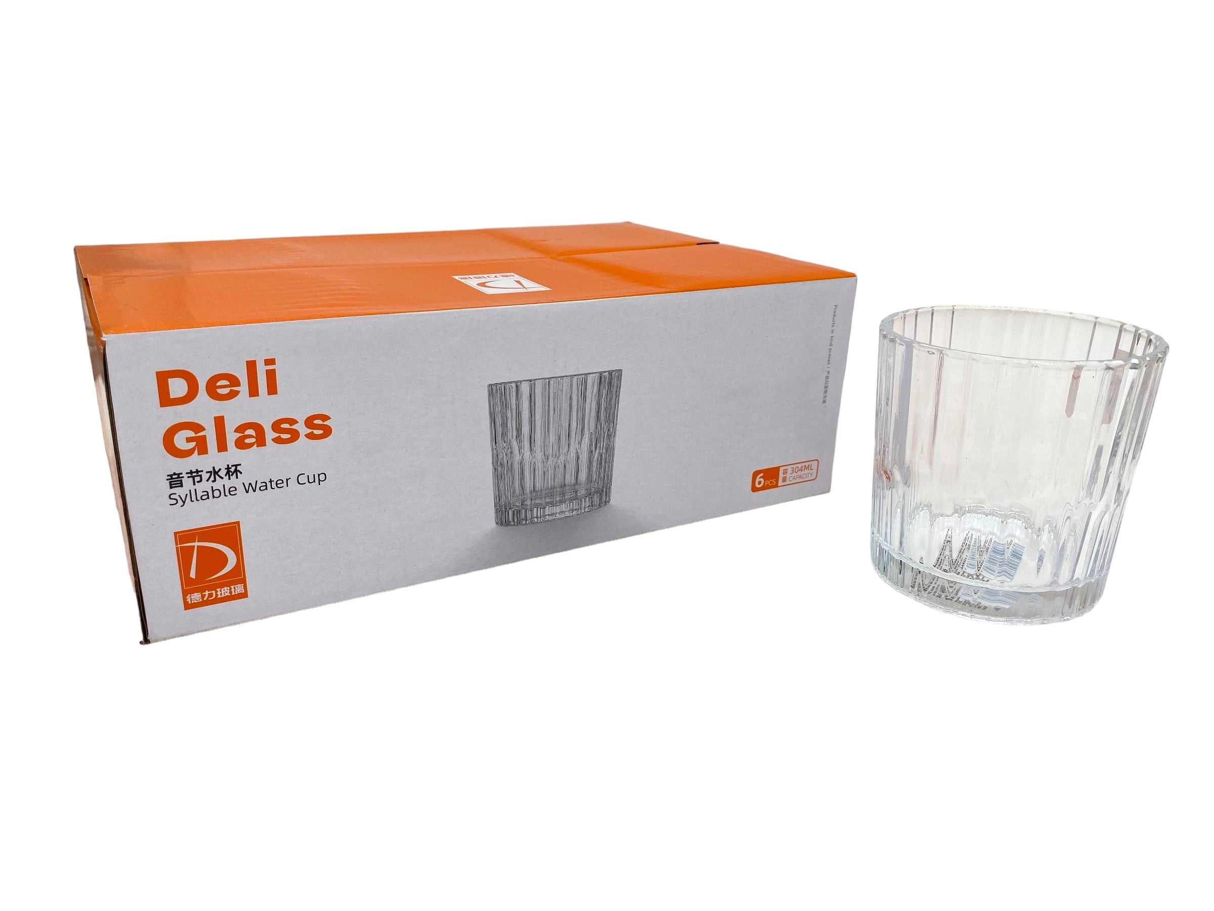 6-Piece 10 oz Glass Tumbler Set - 3.25x3.25 Inches - Perfect for Cocktails, Iced Coffee & Home Bar Use