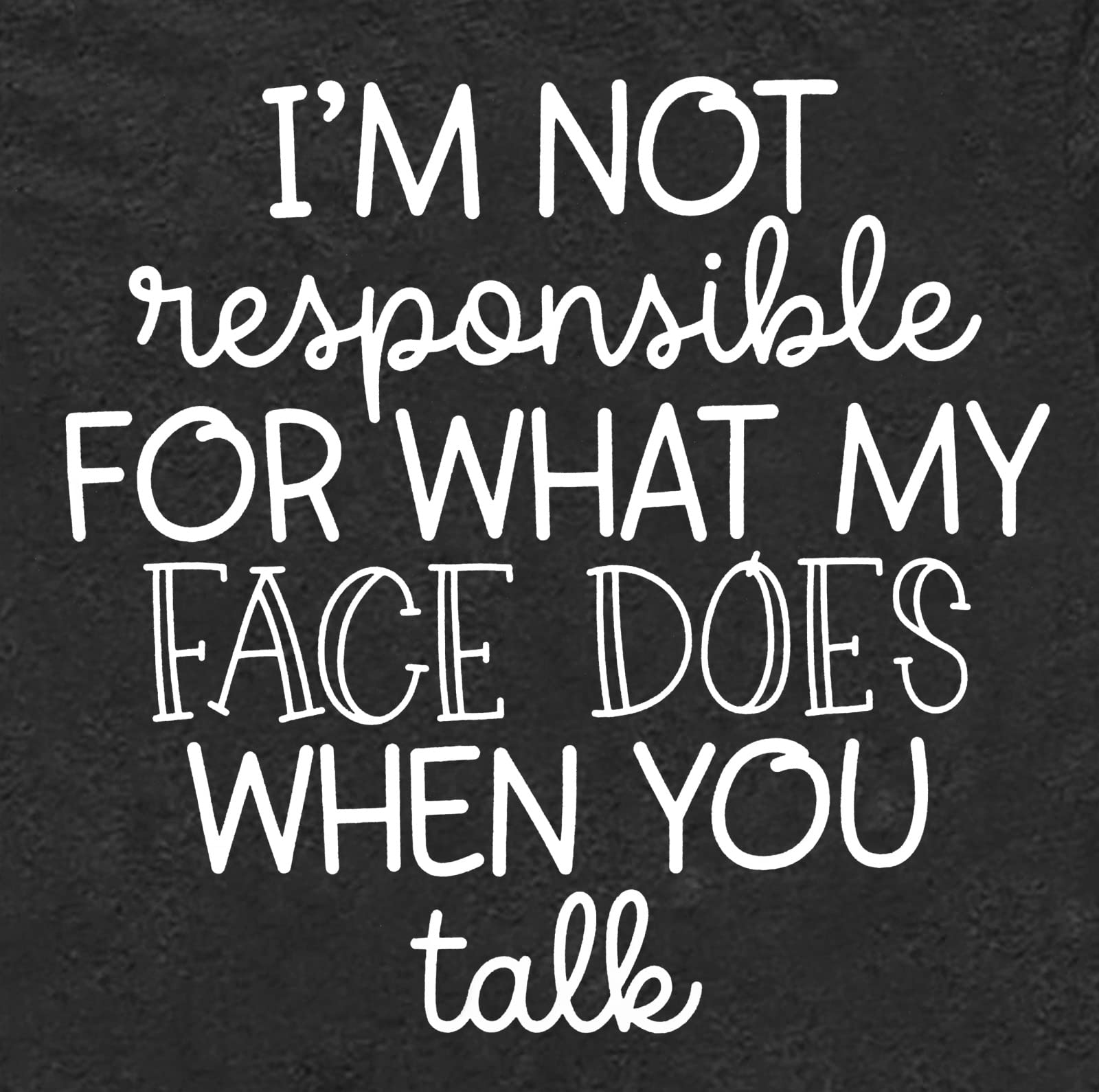 Funny Women's T-Shirt - 'I'm Not Responsible' Graphic Tee | Short Sleeve Novelty Top with Slogan | Perfect for Casual Wear, Girls Night Out & Humorous Gifts