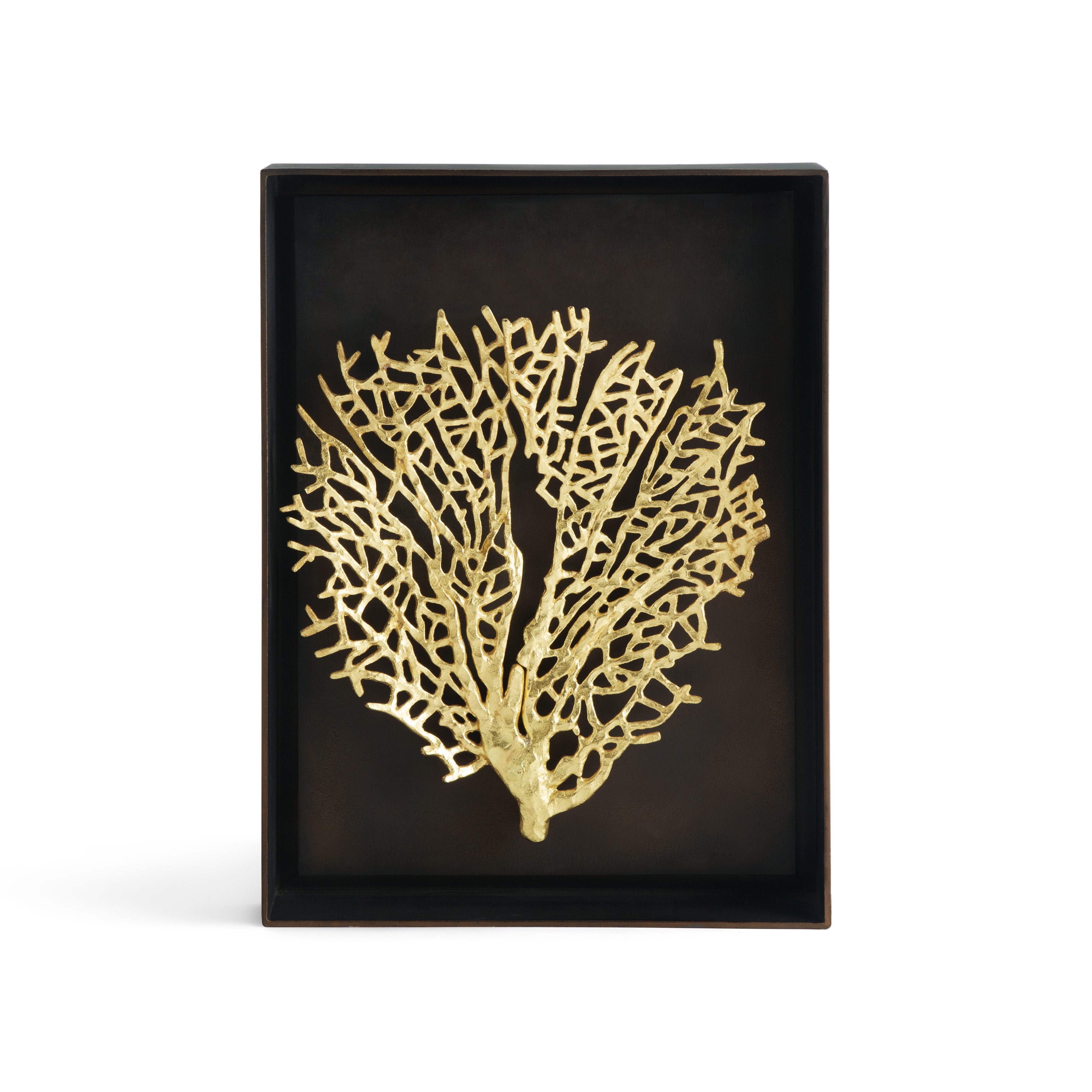 Beautiful Fan Coral Shadow Box - Handcrafted Home Decor for Beach House, Coastal Living Room & Nautical Theme Bedroom