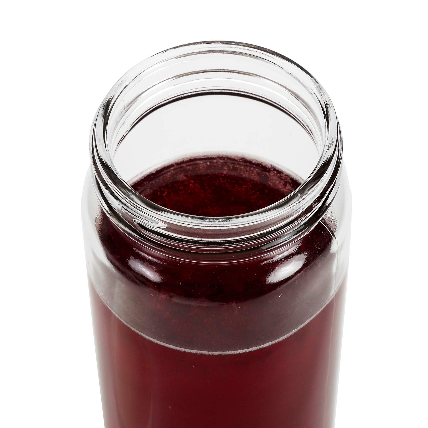 20 Pack 12 oz Glass Jars with Airtight Plastic Lids - Reusable Mason Canning Jars for Juice, Smoothies, Beverage Storage & Meal Prep - Perfect for Home, Office, and Outdoor Activities