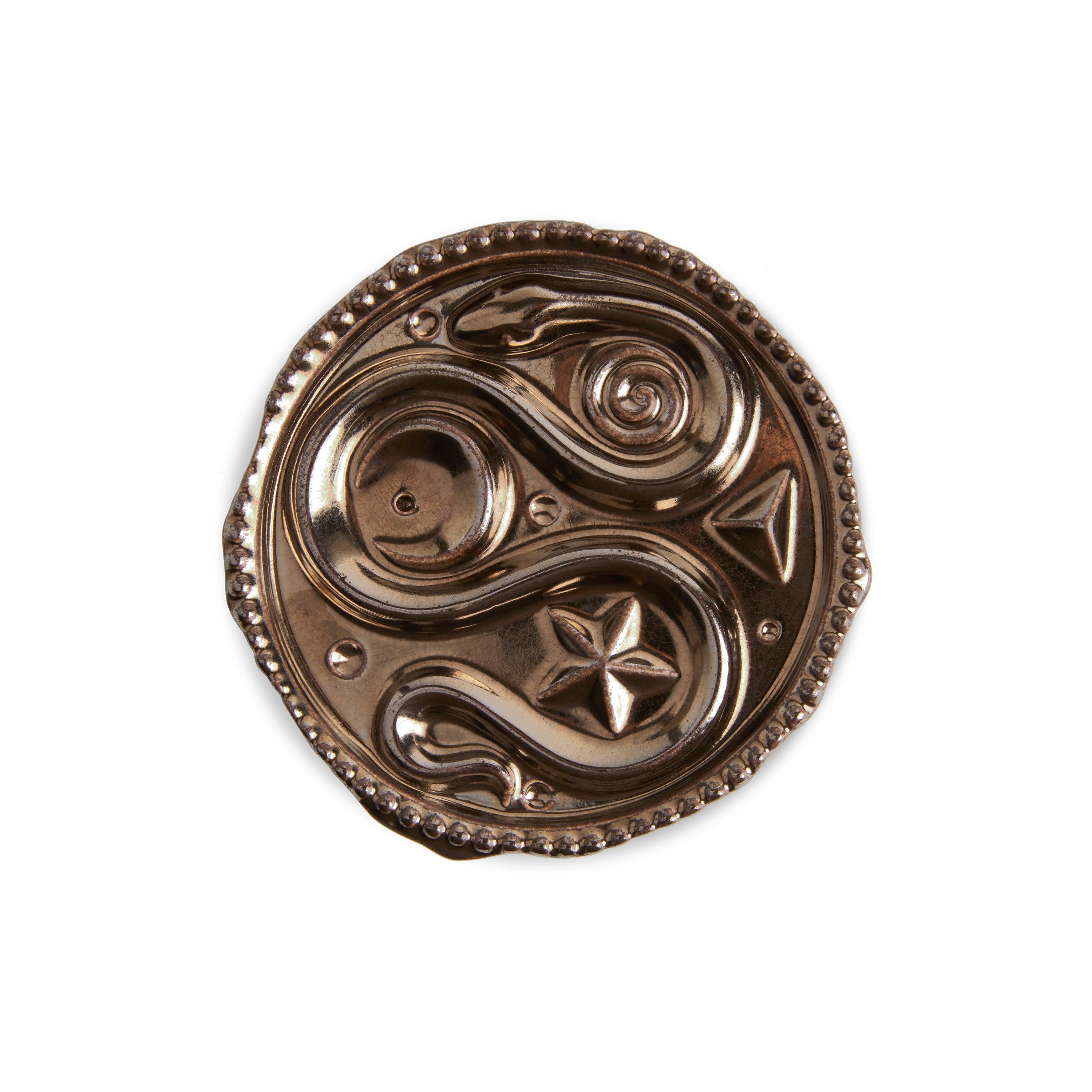 Pantheon Coin Incense Holder - Elegant Metal Incense Burner for Aromatherapy, Meditation & Home Decor | Perfect for Yoga, Relaxation & Spiritual Rituals