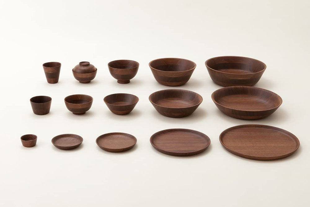 Premium Hikiyose Wooden Serving Plates - Handcrafted Japanese Style Tray for Sushi, Appetizers & Charcuterie - Elegant Dining & Party Entertaining