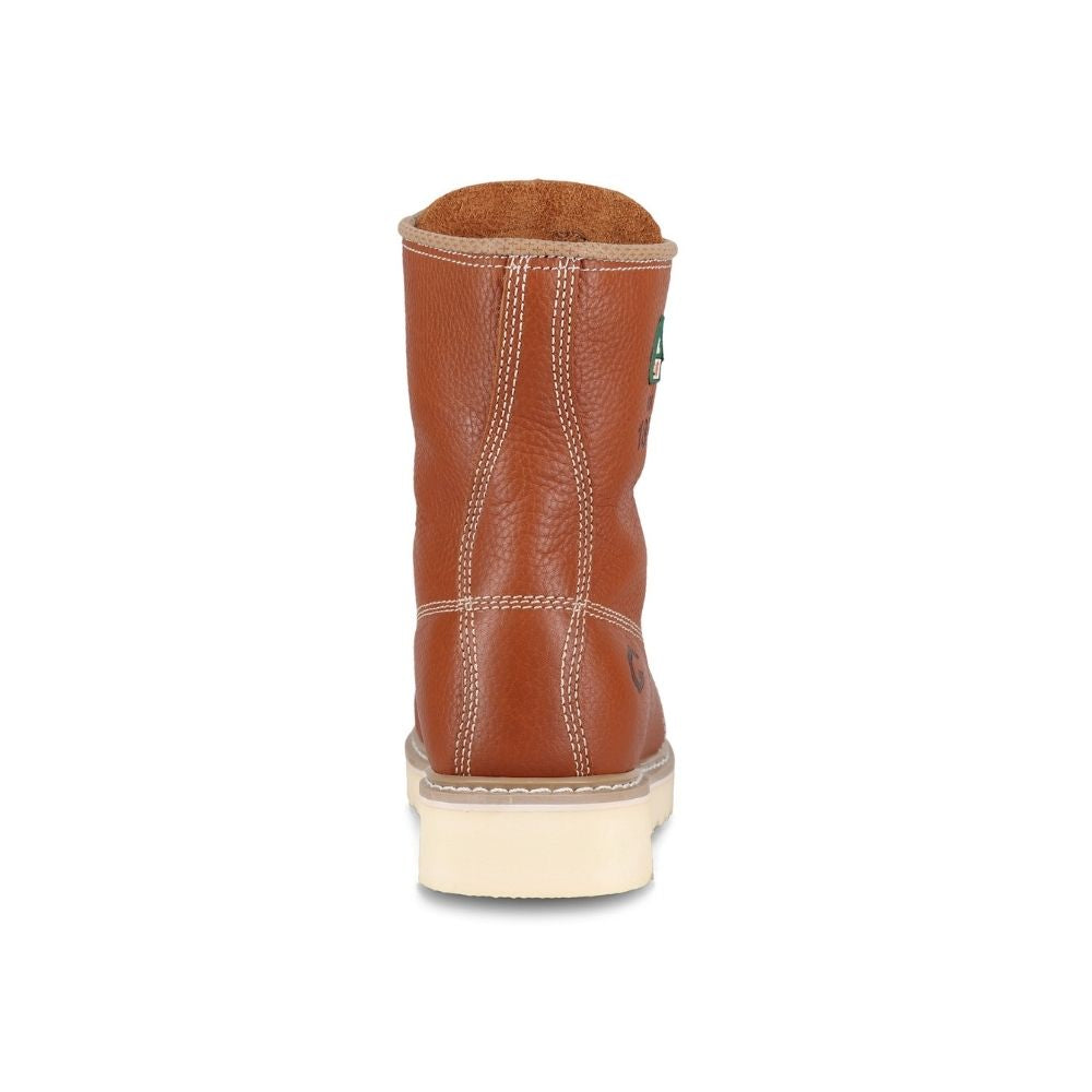 JB Goodhue Ironworker Men's 8 Steel Toe Work Boots - Tan 00801 - Durable Safety Shoes for Construction, Warehouse & Outdoor Work
