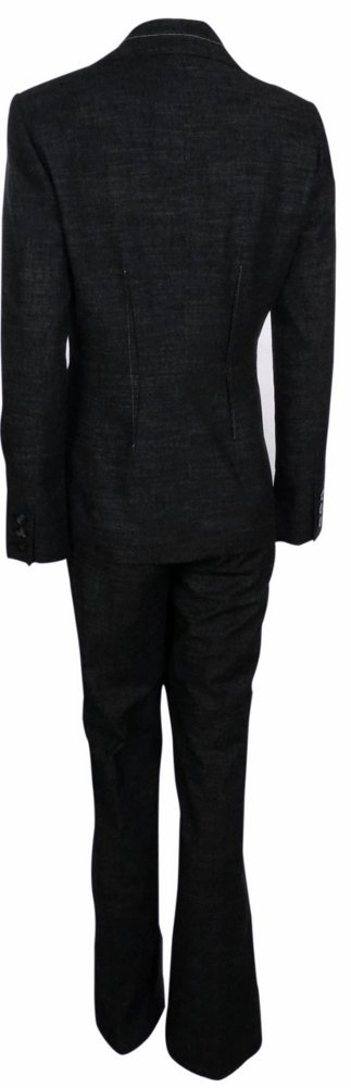 Nine West Women's Urban Summer Pant Suit - Professional Office Wear & Business Attire for Women (Size 10, Black/Ivory) - Perfect for Work, Interviews & Formal Events