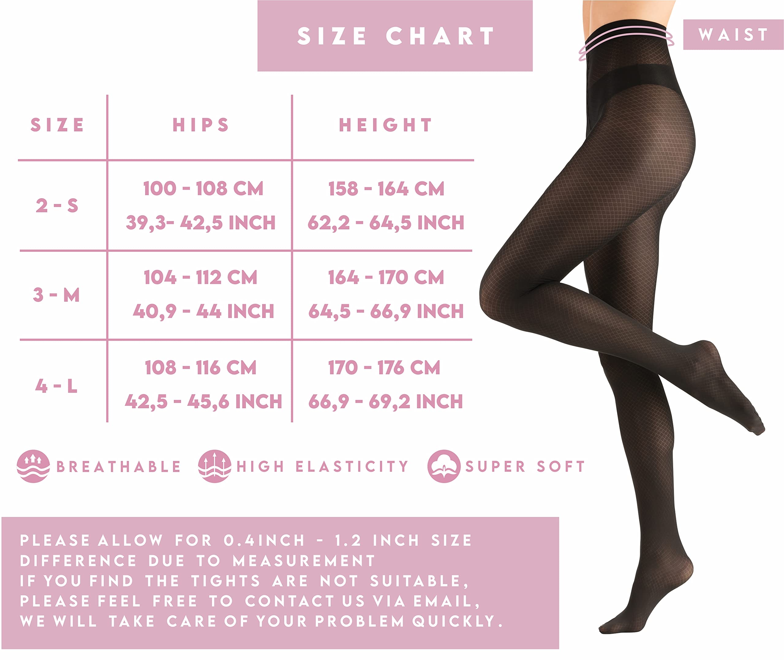 OVISSA Polka Dot Tights 20 Denier High Waist for Women - Sexy Outfit & Hosiery