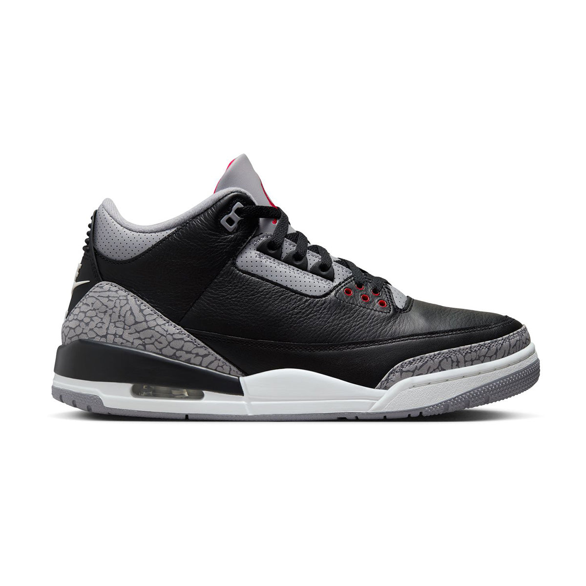 Air Jordan 3 Retro 'Black Cement' Men's Basketball Shoes - Classic Nike Sneakers for Streetwear & Casual Style | Perfect for Basketball, Gym & Everyday Wear