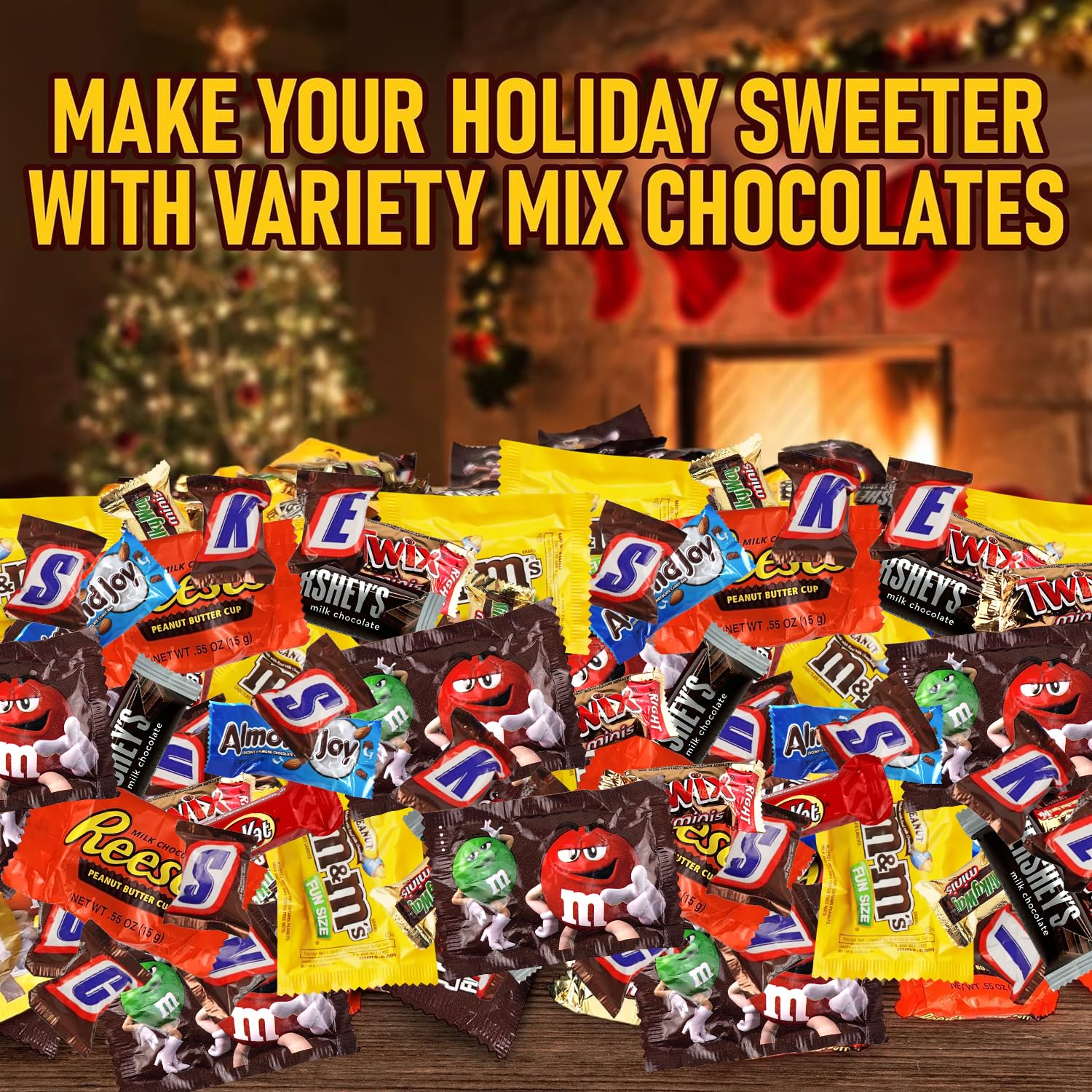 5 lb Bulk Candy Variety Pack - Individually Wrapped Assorted Sweets & Snacks for Parties, Halloween, Christmas, Office & Gift Baskets