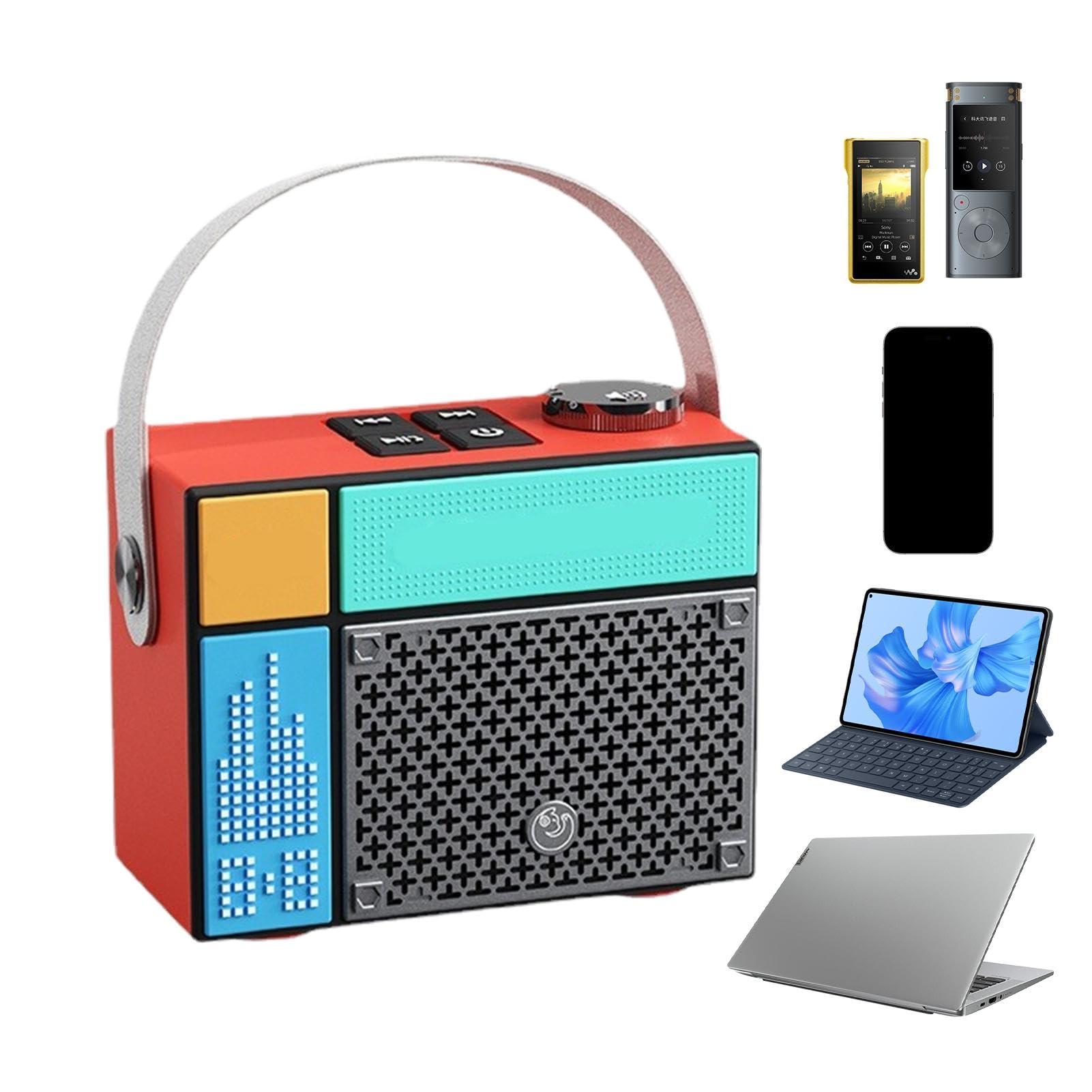 Premium Portable HiFi Bluetooth Speaker - Wireless Speaker with Crystal Clear Sound, 24H Battery Life for Home, Office, Beach & Outdoor Use | Perfect for Music Lovers, Parties & Travel
