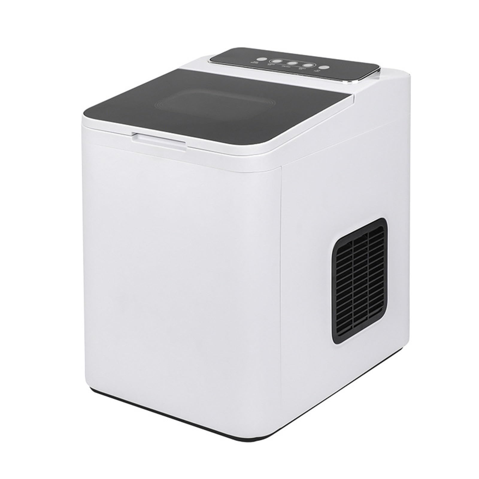 Portable Ice Maker Machine for Home & Office - Self-Cleaning Countertop Ice Cube Maker with Basket - 220V/60Hz Low Noise Bullet Ice Maker - Perfect for Cocktails, Parties, and Outdoor Events