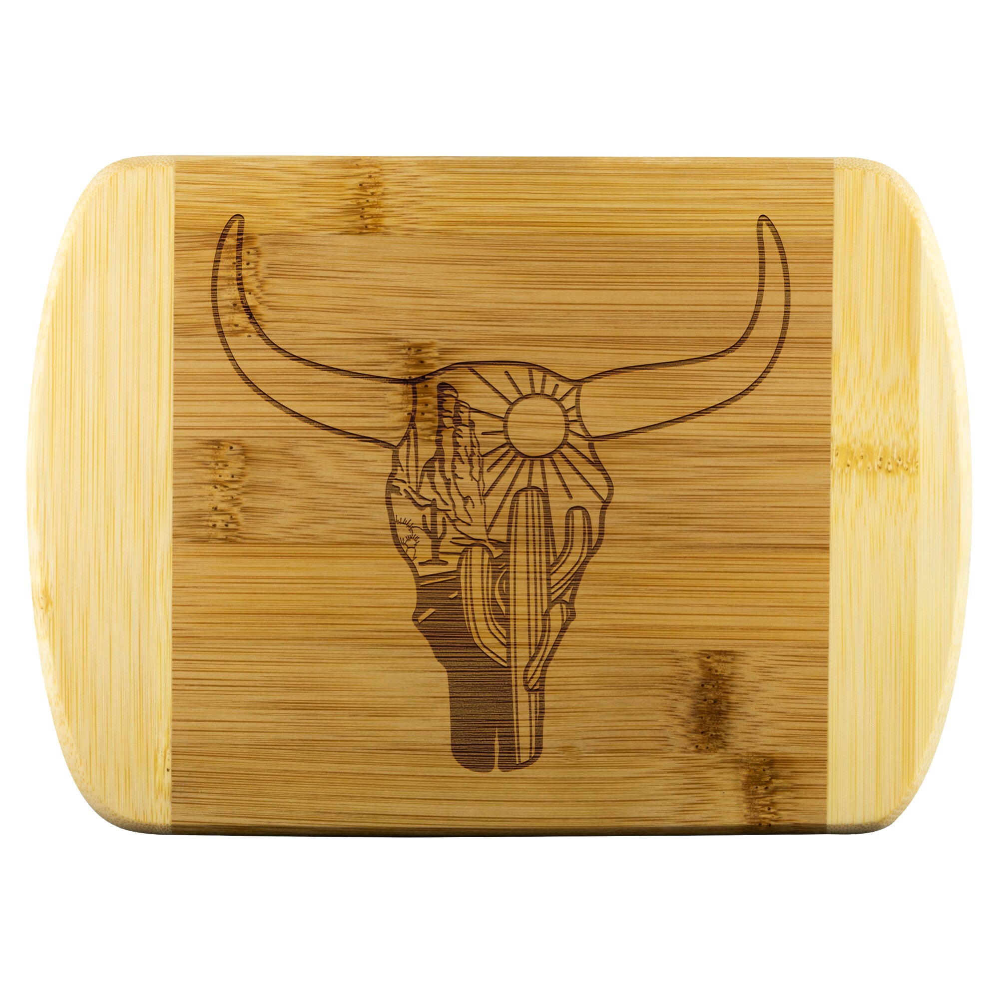 Organic Bamboo Cutting Board - Farmhouse Kitchen Decor for Rustic Cooking, Charcuterie & Serving - Perfect for Home Chefs & Entertaining