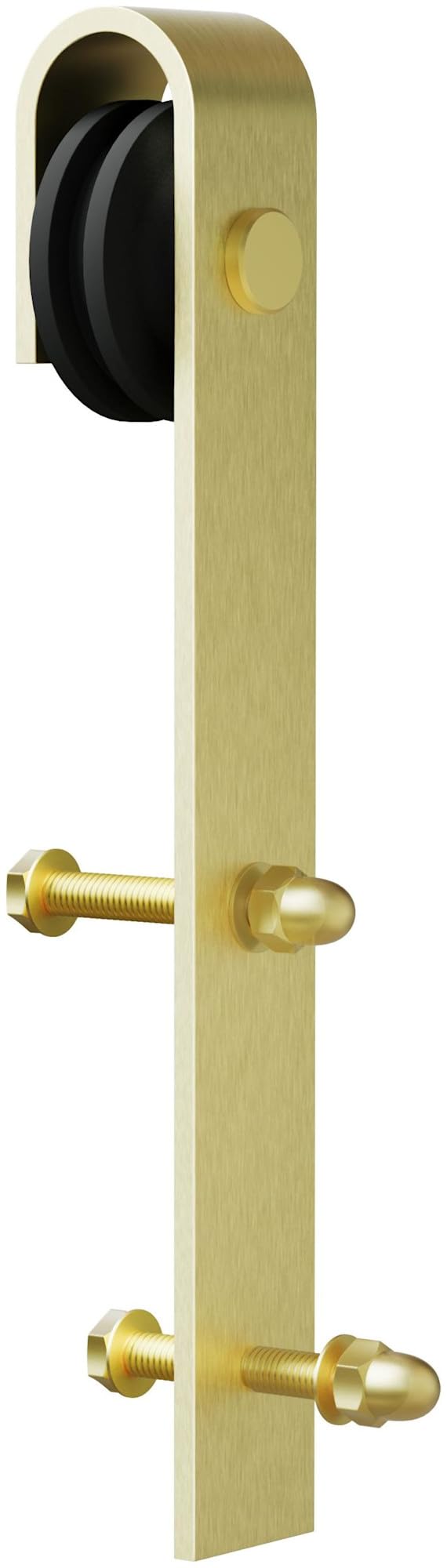 Miseno MBDH0005X78 78.75-Inch Oil Rubbed Bronze Barn Door Hardware Kit - Heavy Duty Bent Strap Design for Sliding Doors - Perfect for Bedrooms, Closets, and Rustic Home Decor