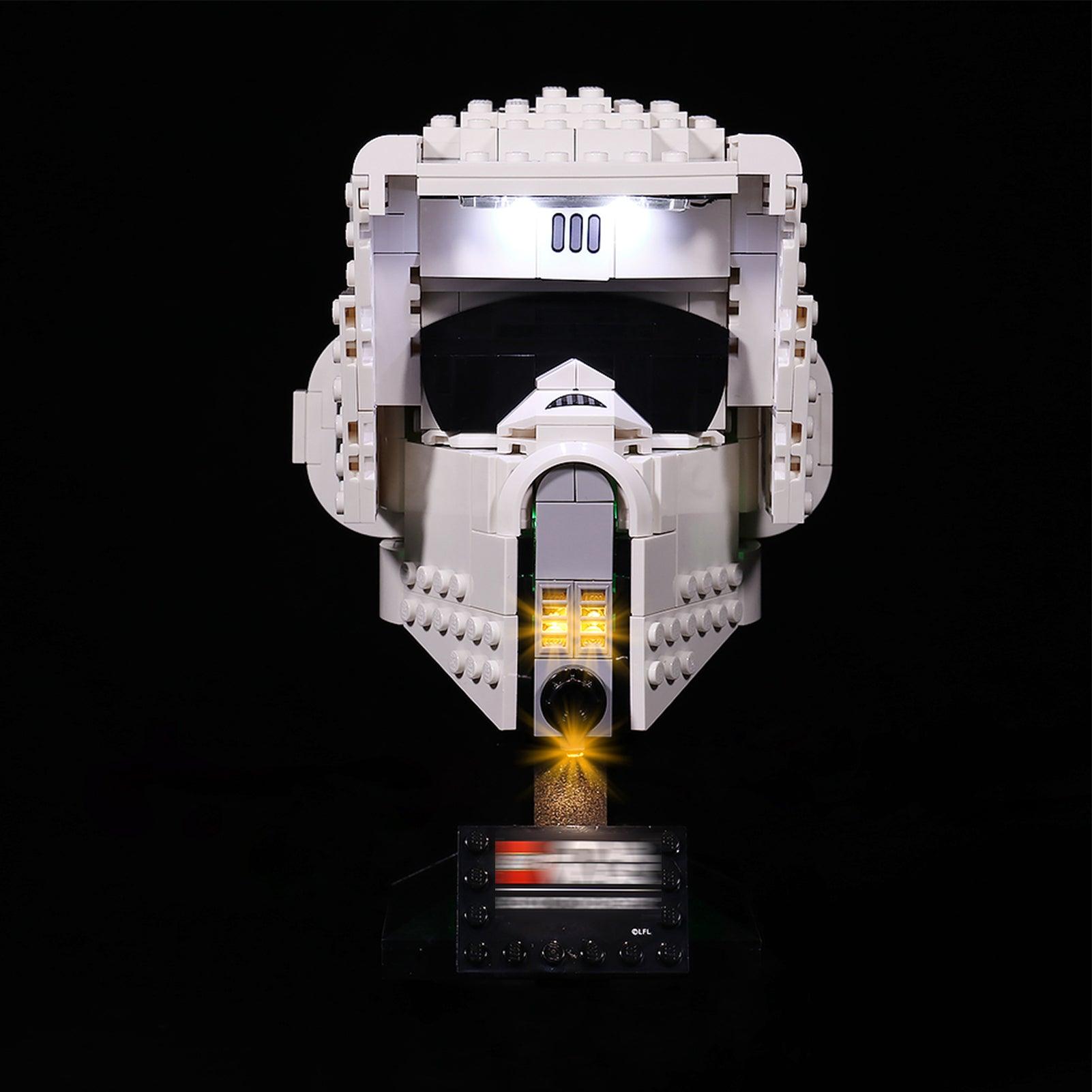 Lego Star Wars Scout Trooper Helmet 75305 Light Kit - LED Lighting Set for Display & Customization - Perfect for Collectors & Home Decor