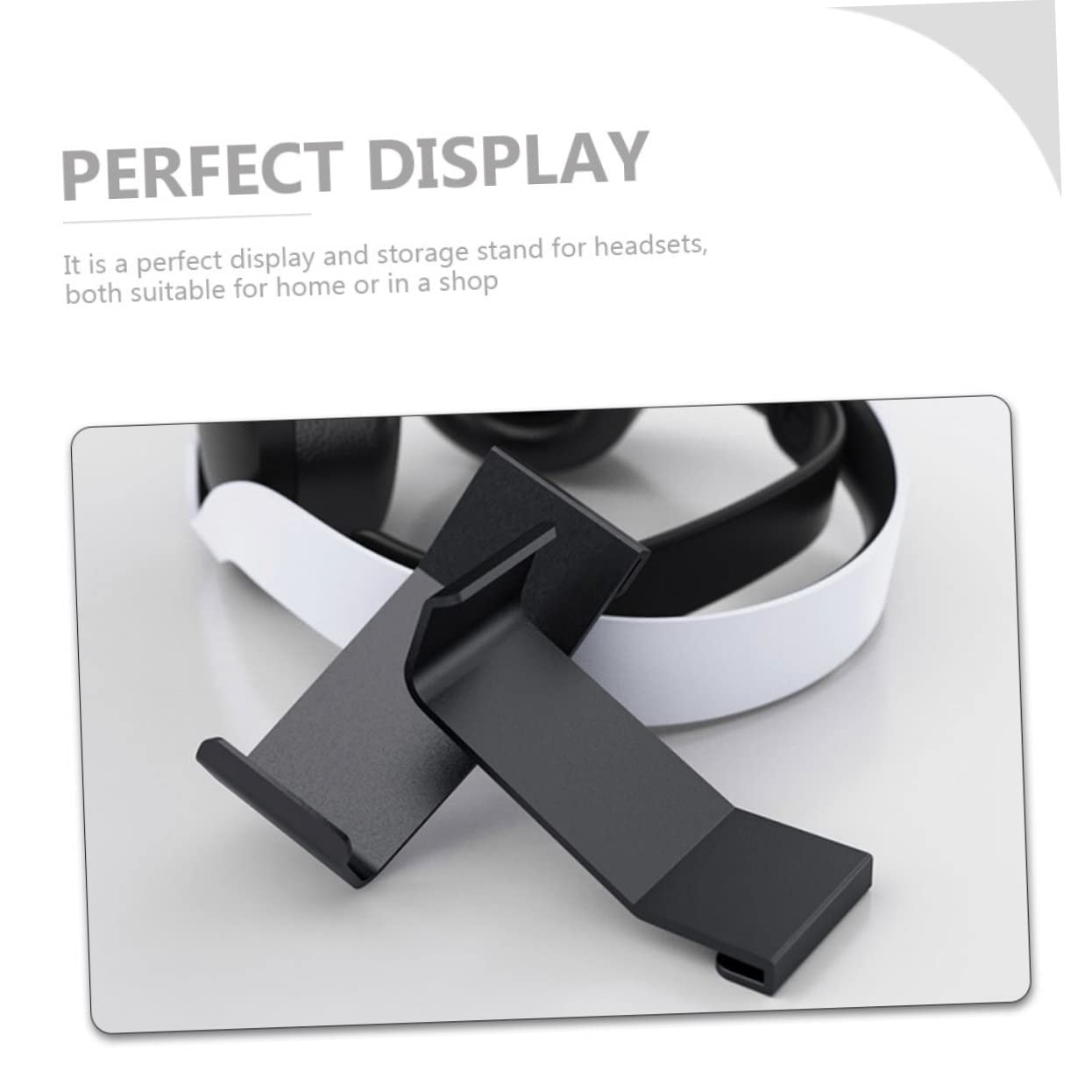 OSALADI 8-Piece Gaming Headset Stand Holder - Premium Headphone Hanger & Craft Rack for PC Gaming Setup - Perfect for Desk Organization & Streamer Accessories