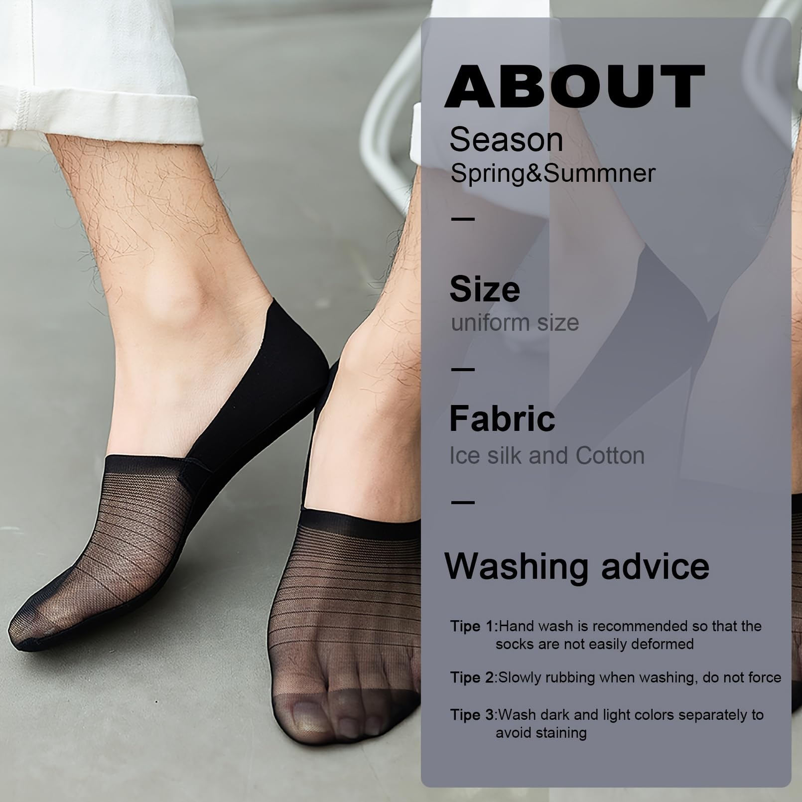 6 Pairs No Show Socks for Men & Women - Low Cut Invisible Hidden Liner Socks with Non-Slip Grip for Flats, Boat Shoes & Sneakers - Perfect for Casual Wear, Workouts & Daily Comfort