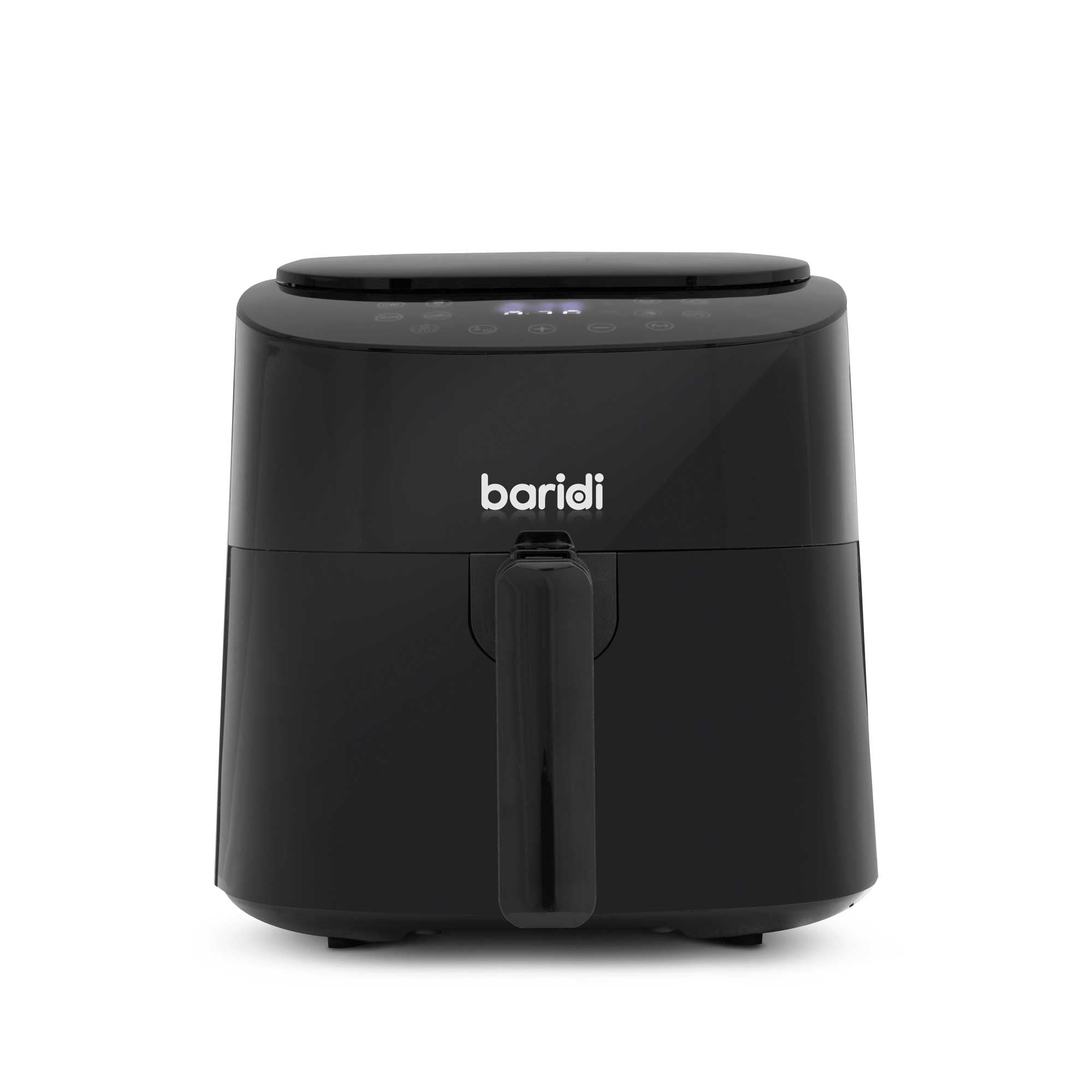 Baridi 3.5L Low Fat Air Fryer with Digital Rapid Air Oil-Free Circulation, 1300W, 8 Presets - Healthy Cooking for Family Meals, Snacks & Quick Dinners (Model DH60)