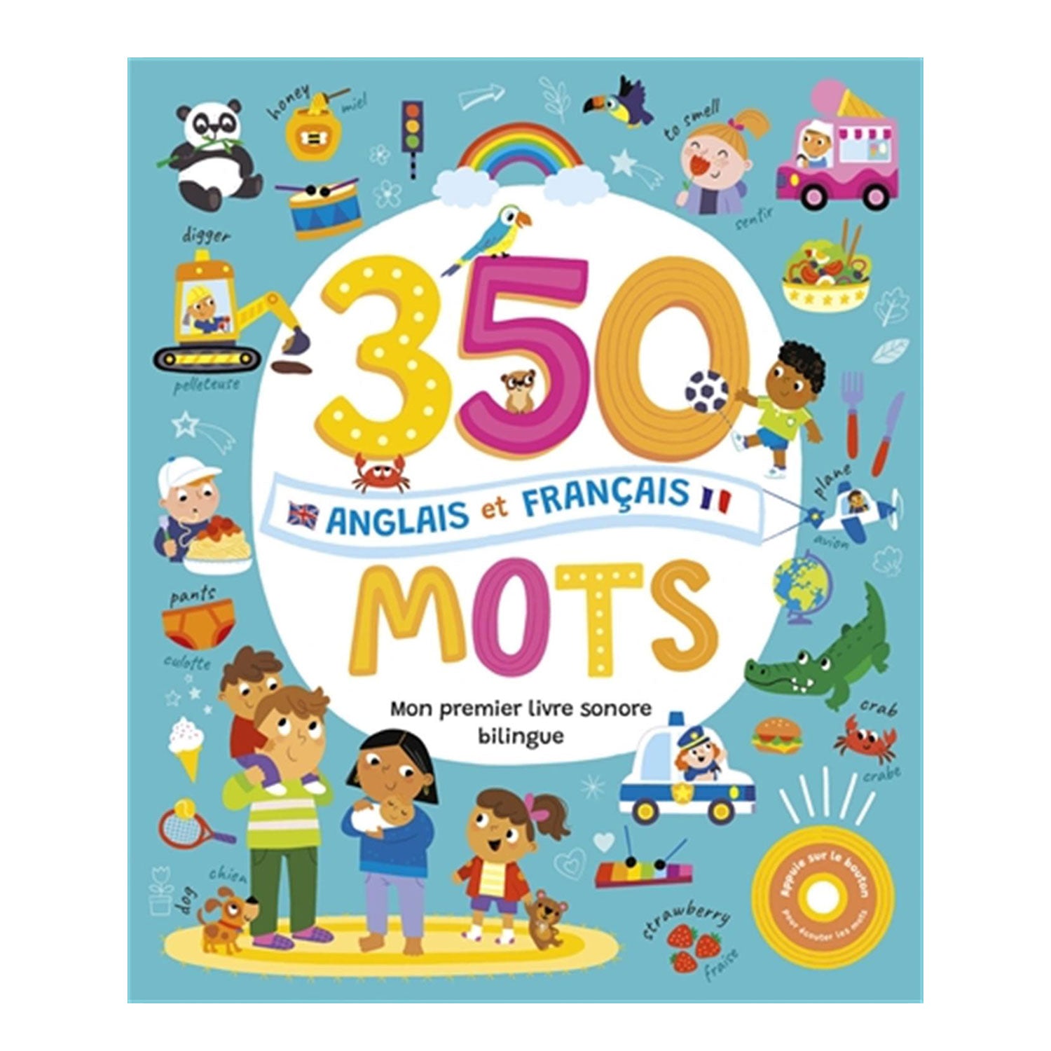 350 Essential English and French Words - Bilingual Vocabulary Book for Beginners | Learn French & English for Travel, Study & Daily Conversations