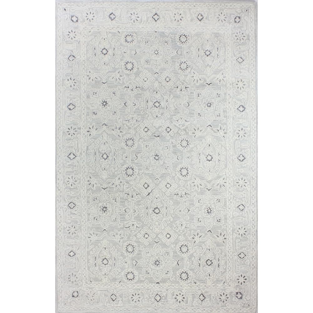 Bashian Vera Contemporary Hand-Tufted Area Rug - Azure Blue 2'6