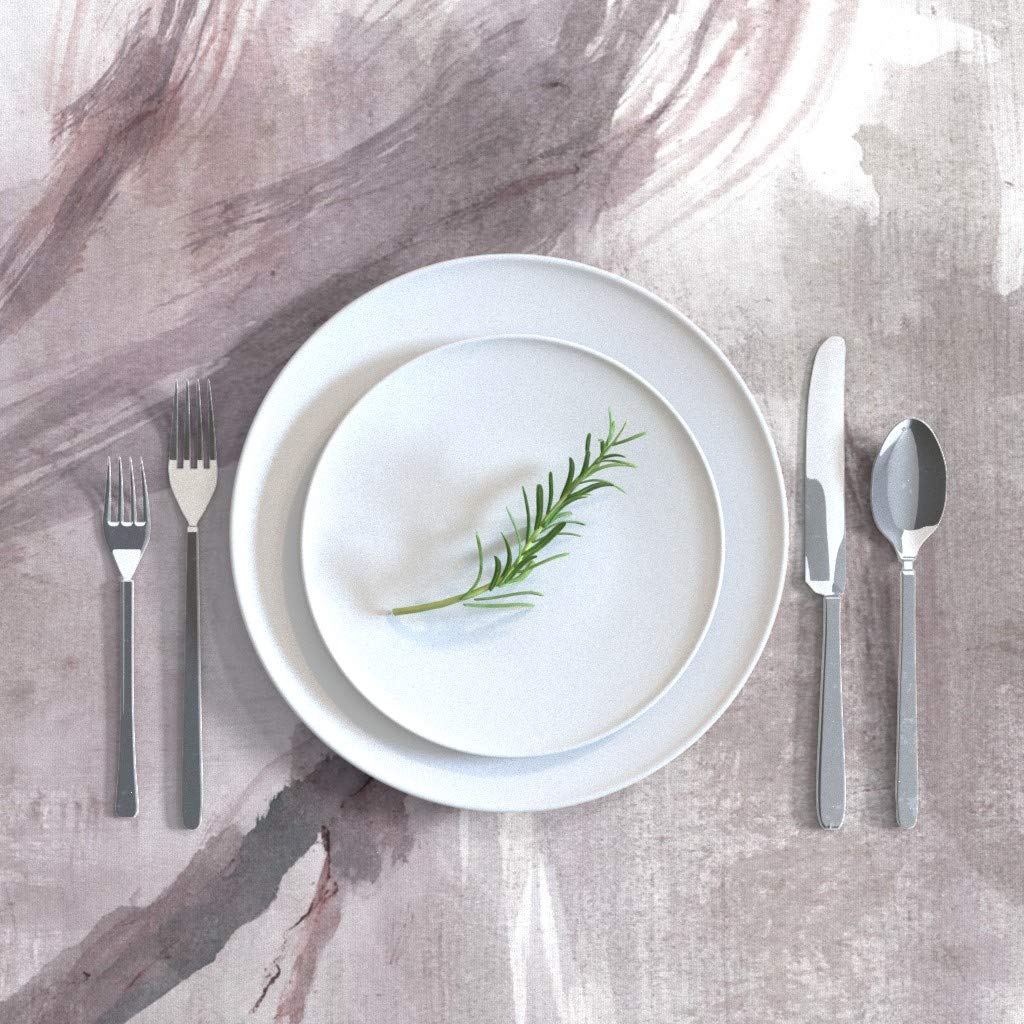 Custom Printed Cotton Sateen Tablecloth 70
