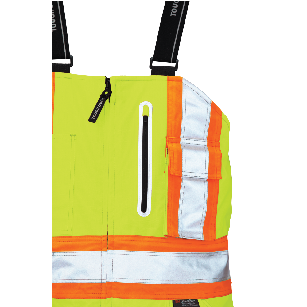 Tough Duck Ripstop Insulated Safety Bib Overall S876 - Heavy Duty Workwear for Construction, Farming & Outdoor Jobs - Waterproof & Durable Coveralls for Cold Weather Protection