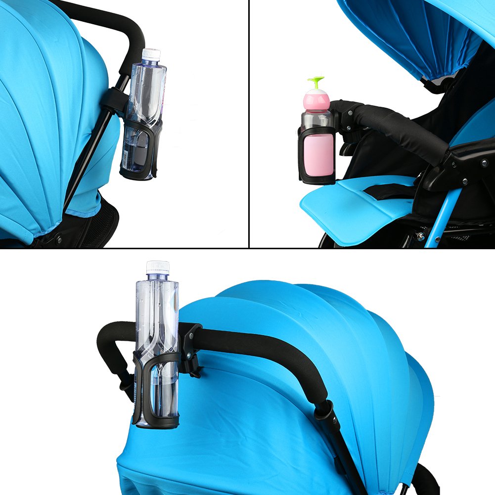 **Accmor Universal Cup Holder for Walkers, Wheelchairs & Rollators - Black Drink Holder Accessory for Mobility Scooters & Rollator Walkers - Perfect for Outdoor Activities, Travel & Daily Use**