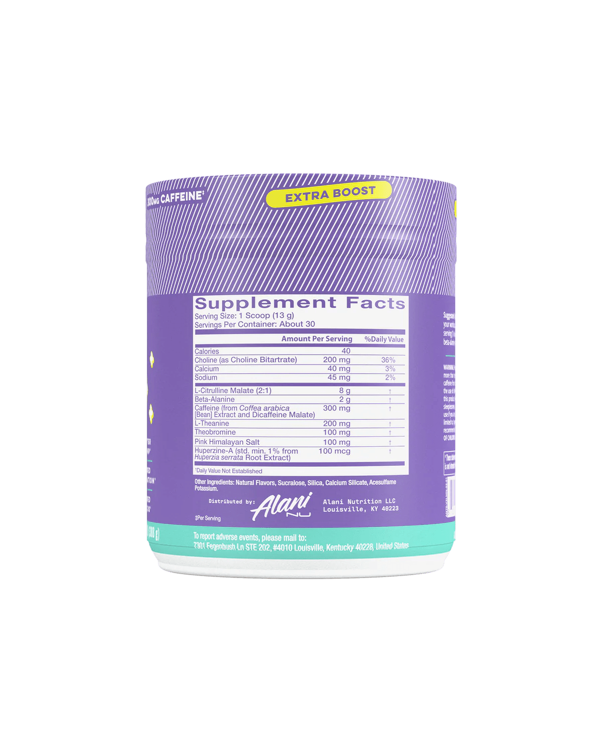 Alani NU Pre Workout Supplement - Energy Booster & Performance Enhancer for Gym, Fitness & Bodybuilding - Perfect for Pre-Workout & Intense Training Sessions