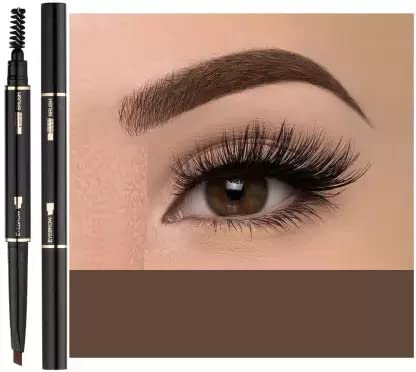 3D Eyebrow Pencil with Brush - Natural Brown for Perfect Brows