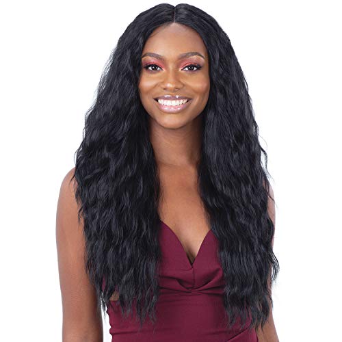Freetress Equal Synthetic Lite Lace Front Wig - LFW-001 (1 Jet Black) | Natural-Looking Hair Replacement for Daily Wear & Special Occasions
