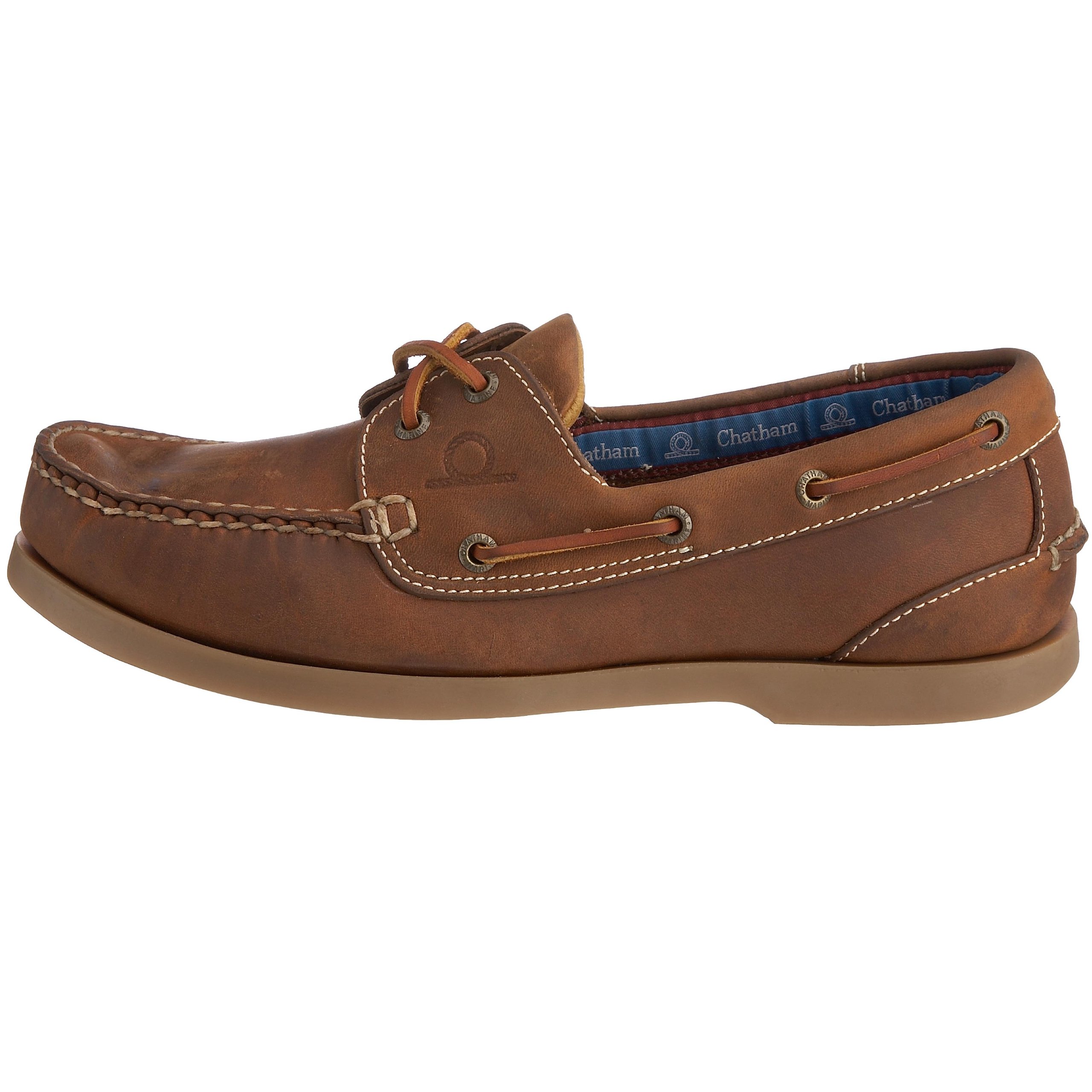 Men's G2 Walnut Leather Deck Shoes - Size 10.5 US - Comfortable & Stylish for Casual Wear, Office & Outdoor Activities