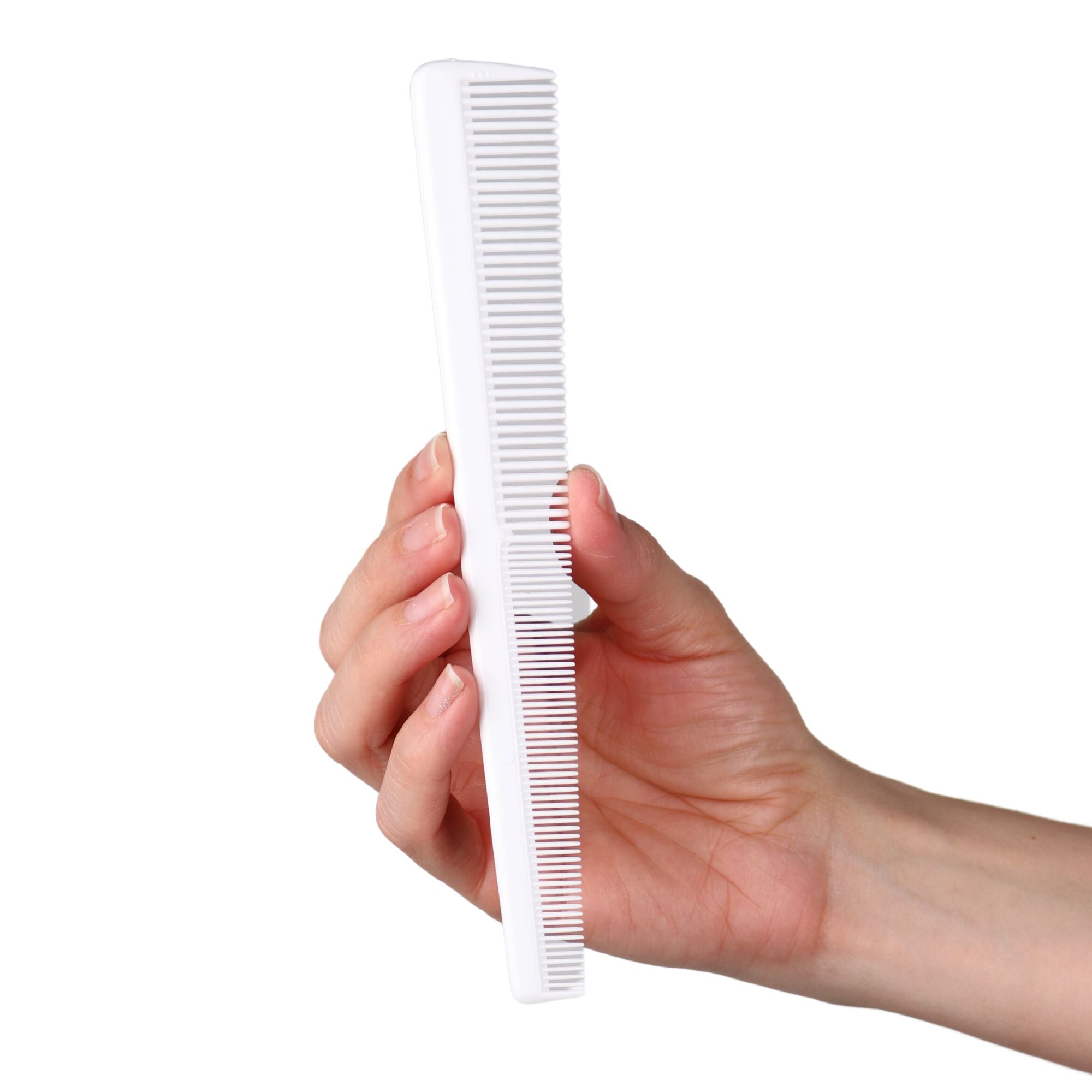 Professional Set of 12 Tapered Hair Cutting Combs - Flexible Styling & Braiding Tools for Barbers & Hairstylists (Men & Women) - Perfect for Salon, Home Haircuts & DIY Styling