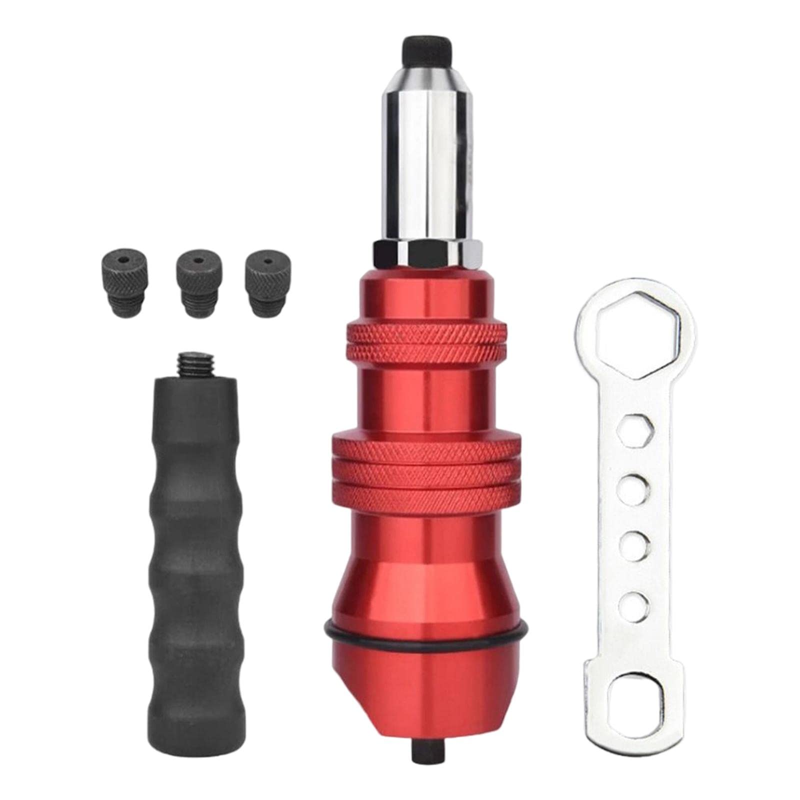 Yajuyi Cordless Drill Riveter Adapter Kit - Electric Rivet Nut Tool Set for Metal, Wood & DIY Projects - Perfect for Home Repairs, Automotive & Construction Work