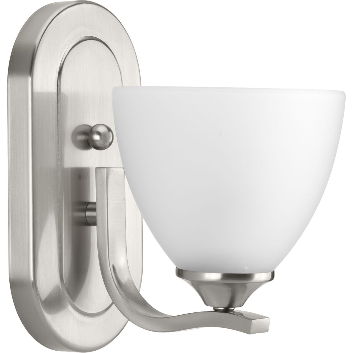 Laird Collection One Light Etched Glass Bathroom Vanity Light Fixture - Modern Sconce for Bathroom Mirror Lighting, Perfect for Vanity, Powder Room, and Dressing Area
