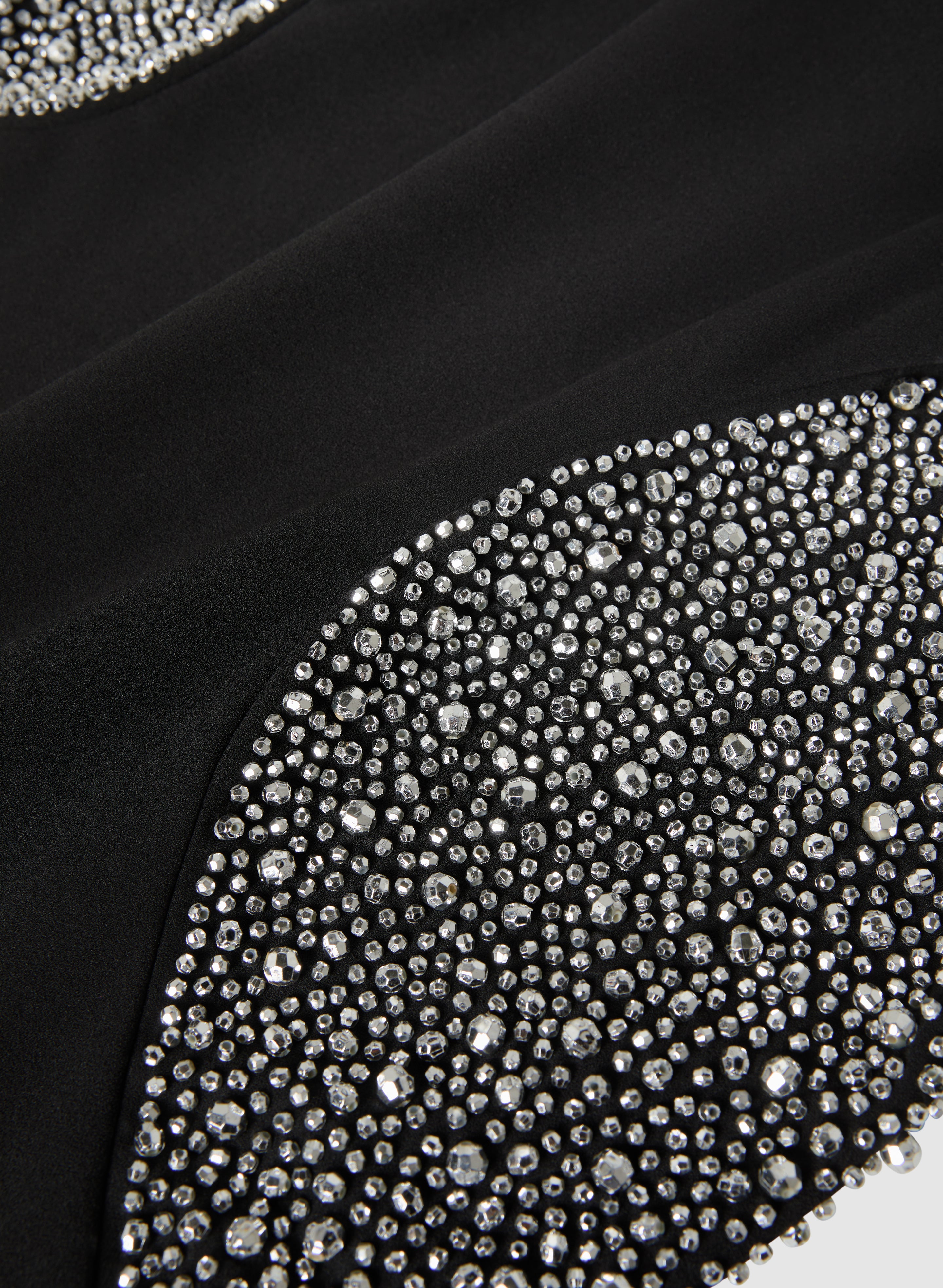 Elegant Crystal Embellished Party Dress for Women - Perfect for Evening Gala, Wedding Guest & Special Occasions