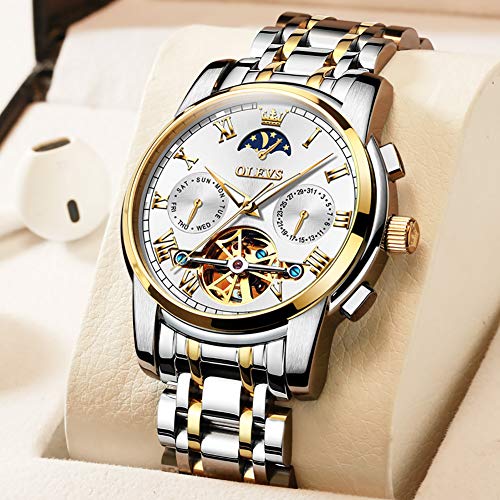 6617 two tone strap & white dial