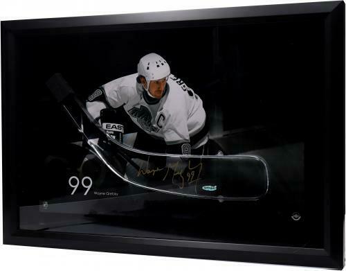 Wayne Gretzky Autographed Los Angeles Kings Framed 24x16 Acrylic Stick Shadow Box - Limited Edition 199/Upper Deck - Perfect for Hockey Fans & Sports Memorabilia Collectors