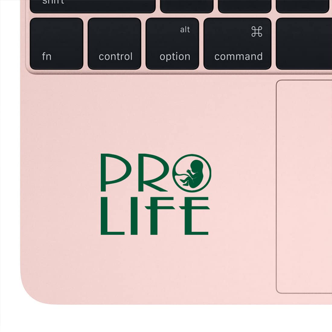 Premium Waterproof Vinyl Decal Stickers (Set of 2) - Baby Pro Life Green Design for Laptop, Phone, Helmet, Car Window, Bumper, Mug, Cup, Door & Wall Decor | Perfect for Nursery, Kids Room, Office & Personalizing Your Belongings