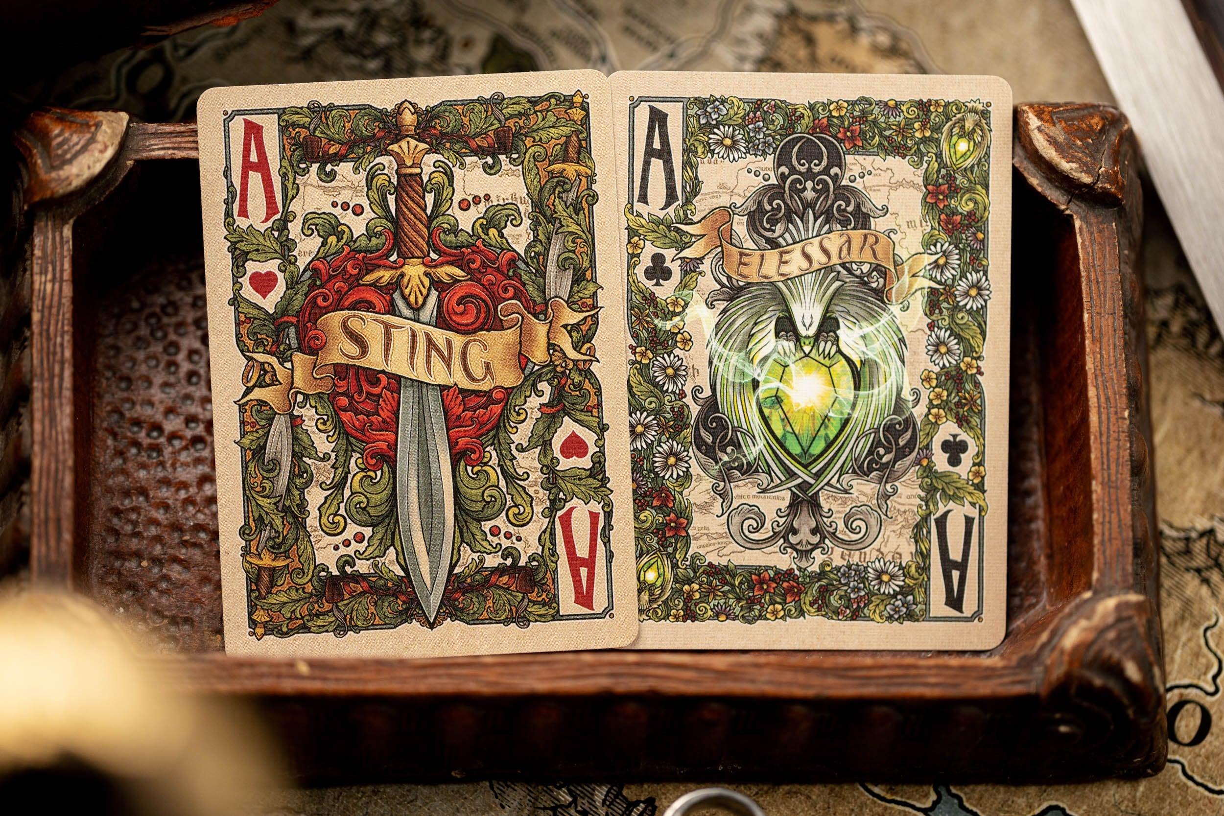 The Fellowship of the Ring Playing Cards - Official LOTR Lord of the Rings Collectible Card Game - Perfect for Movie Nights, Game Nights & Tolkien Fan Gifts