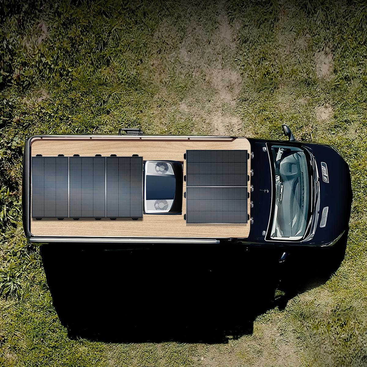 EcoFlow Rigid Solar Panel Mounting Feet - Durable Solar Panel Brackets for Off-Grid Power Systems | Perfect for RV, Camping & Emergency Backup Power